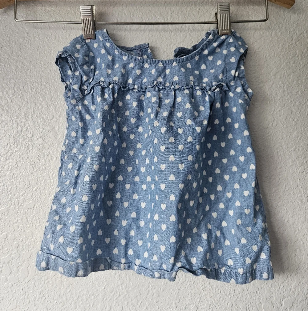 carters 100% cotton short sleeve top, 18 months